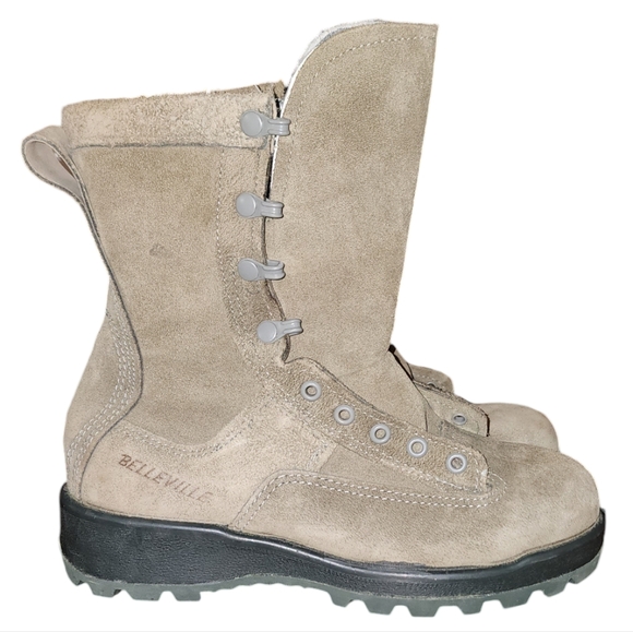 Belleville 675 Mens Size 4 Sage Green Insulated Boots GoreTex - Picture 1 of 9